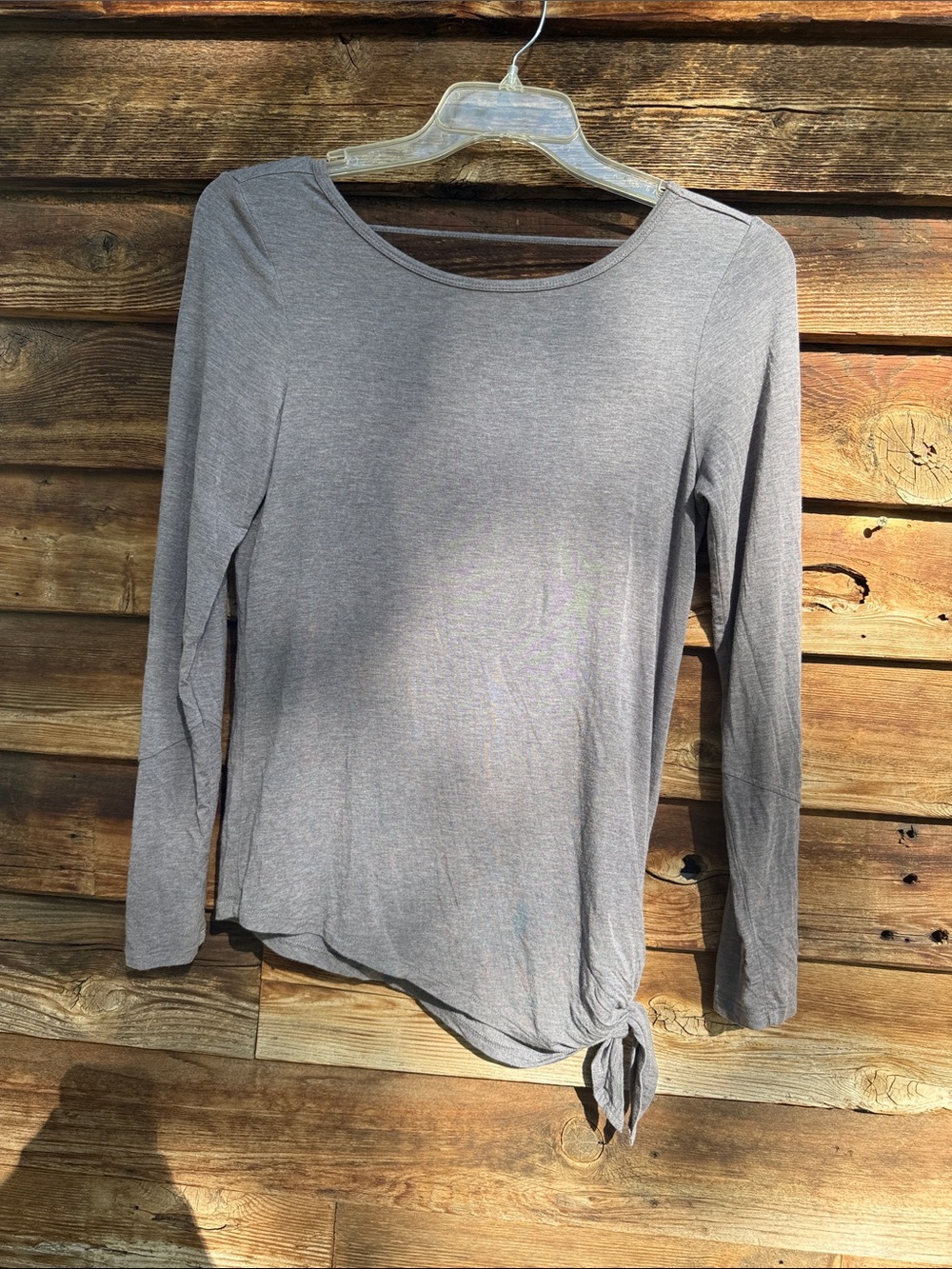 Prana top open back side tie